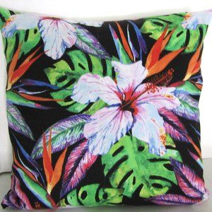 Outdoor/ indoor Pillow Case Sofa Throw Cushion Cover Tropical Home Decor Set